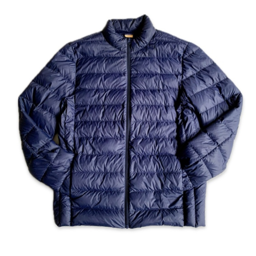 Men's Sapphire Blue Down-filled Puffer Jacket M/L